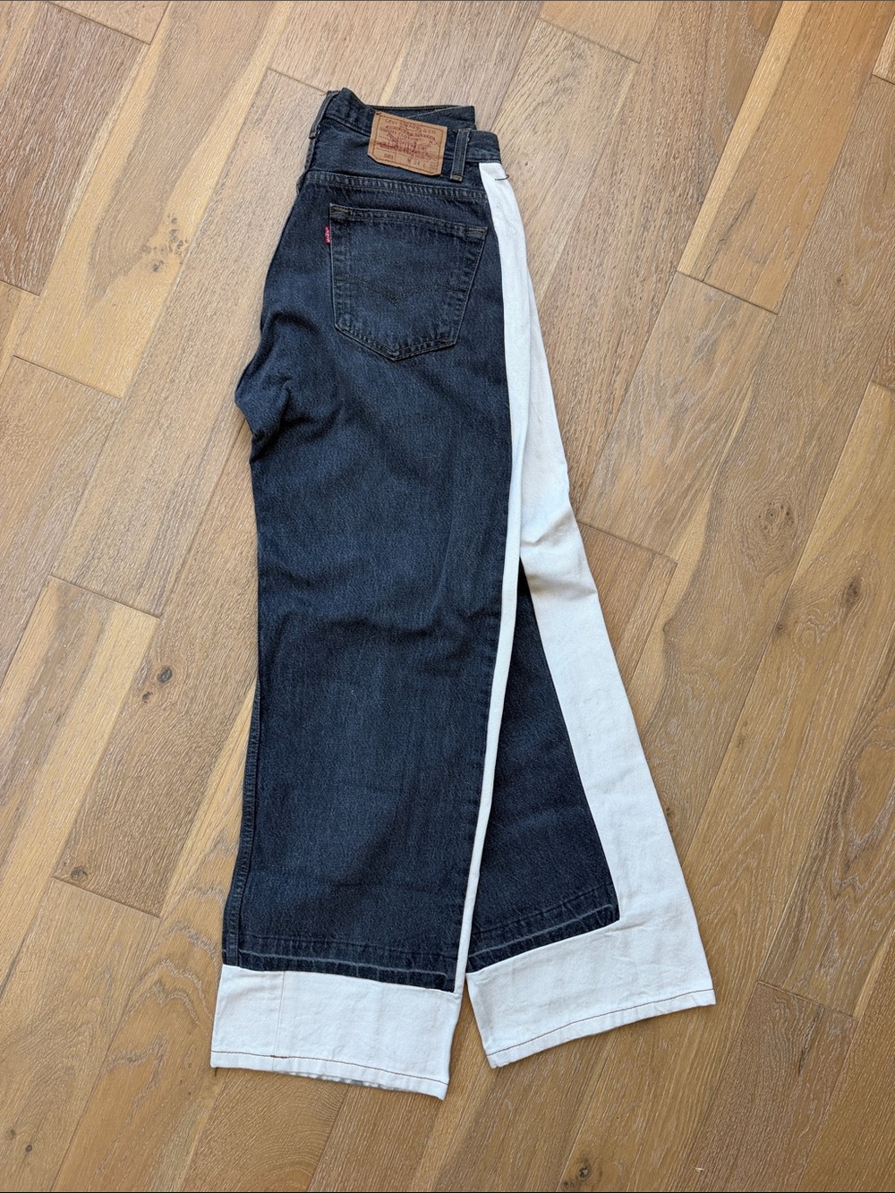 B SIDES Reworked Slouch Vintage Black / Natural - Picture 3 of 4